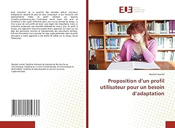Paperback Proposition d un profil utilisateur pour un besoin d adaptation [French] Book