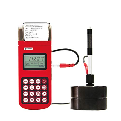 MINGMIN-DZ FEM-Detektor Digitale tragbare Härteprüfgerät MH320 Durometer bewegliche Digital Leeb Härtetester mit Drucker Signalblocker Cover