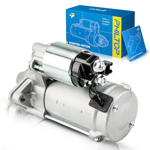 Image of PHILTOP Starter Motor 19049N Compatible with 2009-2010 Vibe 1.8L,2009 Corolla 1.8L,2010-2013 Corolla 1.8L Built in Japan,2009-2013 Matrix 1.8L,2014-2016 Corolla LE /LE Eco /Le Eco Plus 12V 1.6KW9 Teeth