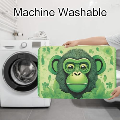 Tapis de salle de bain faciles à nettoyer Clever lot de 3 vert - 8