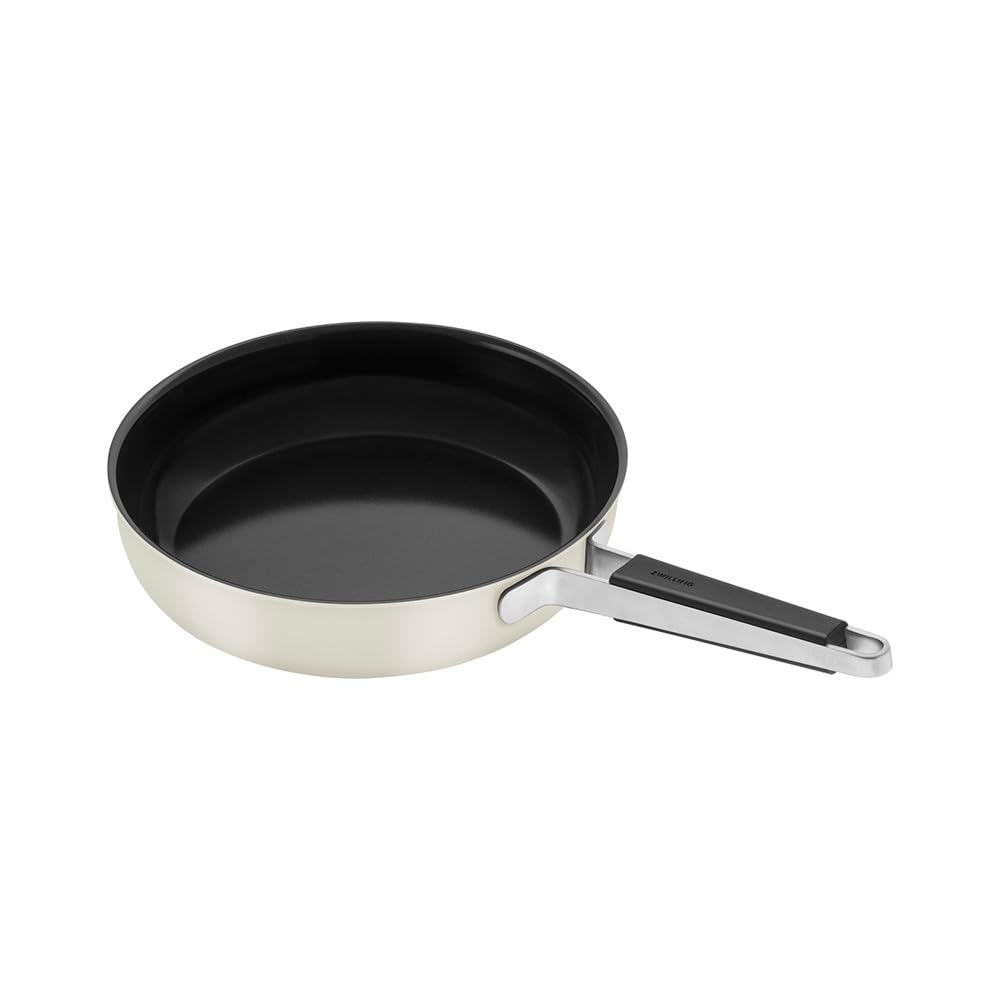 Poêle à frire Zwilling Pure céramique blanc ivoire pour sublimer vos repas en famille