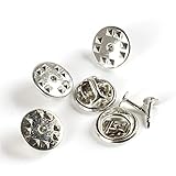 ✔Unauffällig und langlebig – Die Kupplungsrückseiten und der Stifte sind aus vernickeltem Messing, robust und klein, unauffällig, während der Stift blockiert. 100% nagelneu und hohe Qualität. Einfach zu bedienen: keine Werkzeuge erforderlich, einfach zu installieren und zu entfernen, einfach zu bedienen.