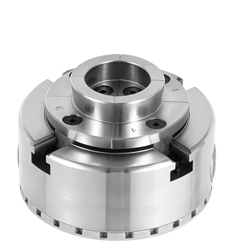 Mandrin auto-centrant pour tour à 4 mâchoires φ95 mm M33 x 3,5 filetage intérieur pour tours et tour à bois | Acier trempé 40 Cr robuste | Plage de serrage 96-125 mm | Mandrin rotatif