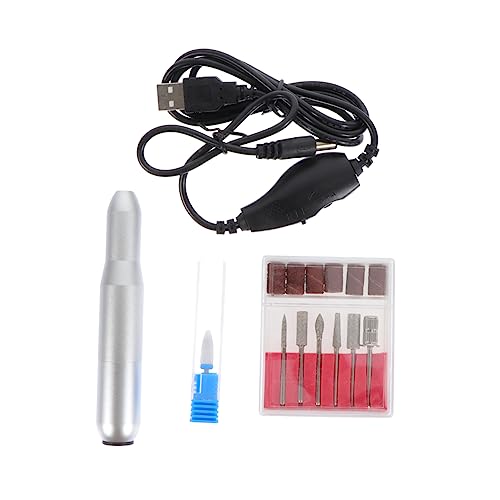Ponceuse électrique à ongles USB kit de manucure portable et outil de polissage pour salon