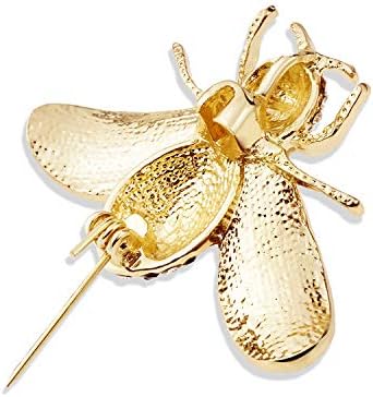 Gleamart Butterfly Crystal Brooch Insect Animal Pin Badge for Women