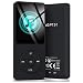 AGPTEK A02 8GB & 70 Hours Playback MP3 Lossless Sound Music Player (Supports up to 128GB),Black