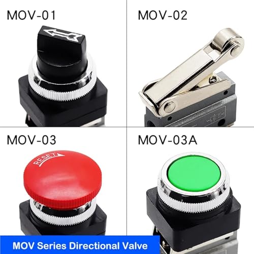Válvula de control mecánico MOV-03A de 3 vías y 2 posiciones 6