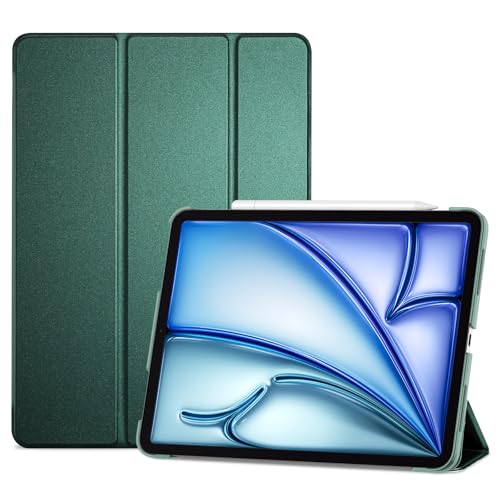 ProCase Funda para iPad Air 11 Pulgadas 2026 (M4) / 2025 (M3) / 2024 (M2), Compatible con iPad Air 5ª Gen (2022) / 4ª Gen (2020) 10,9 Pulgadas, Delgado, Ligero, Soporte Lápiz   Verde Menta