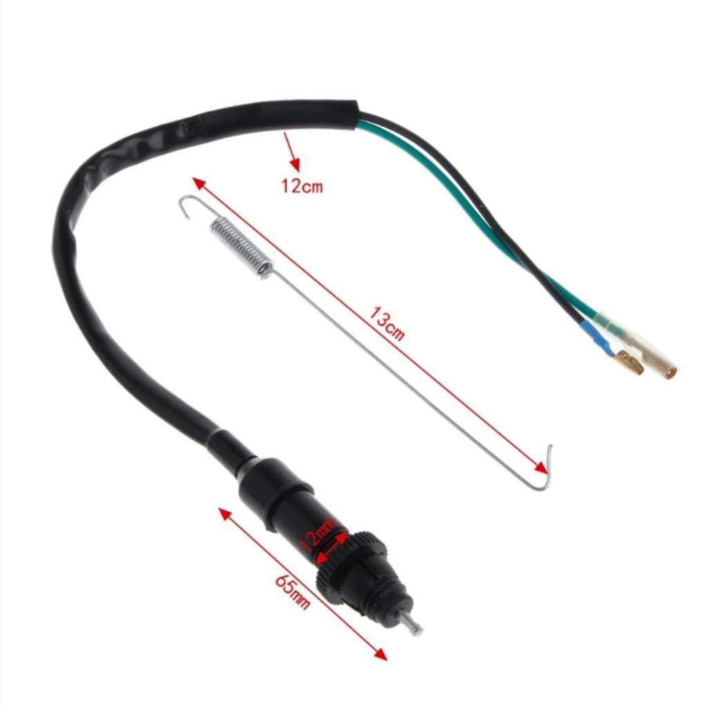 Trade 1 Set Black Motorbike Brake Light Switch Wire and Spring for Dirt Bike ATV-image-35