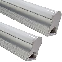 LED ATOMANT Pack 2x Regleta Tubo LED T5 14W 90cm. Conexión Dos Laterales. Color Blanco Frio (6500K). Fluorescente cocinas, armarios, trastero.