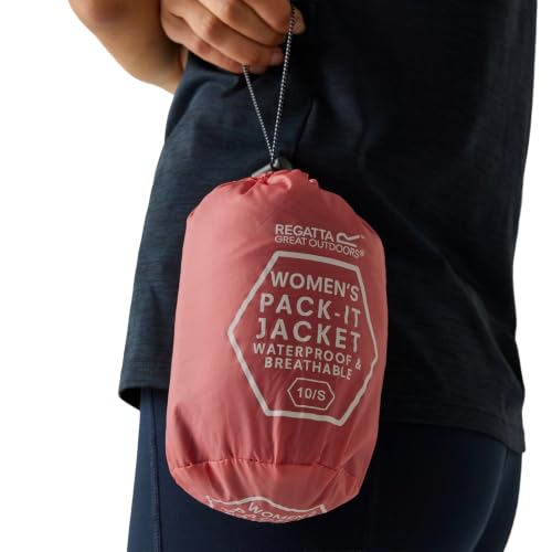 Chaqueta impermeable Regatta Pack-It III corta vientos transpirable 3