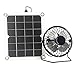 Zestaw wentylatorów solarnych, elastyczny panel fotowoltaiczny o mocy 10 W do przenoszenia 10 cm mały wentylator odpowiedni do wewnątrz i na zewnątrz wspinaczki górskiej i aktywności turystycznych