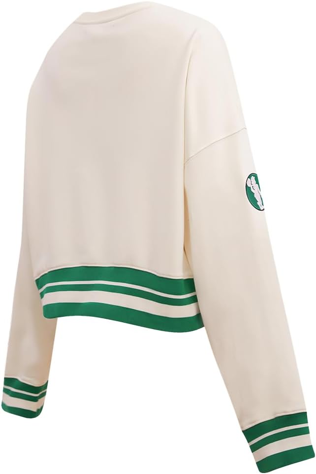 Pro Standard NBA womens Womens Nba Retro Classics Brushed Back French Terry Crewneck Sweatshirt - Image 2
