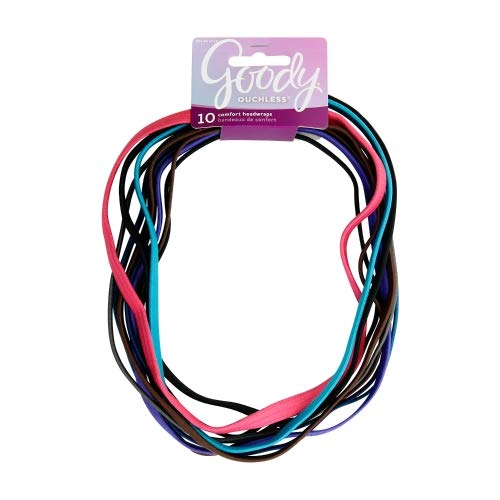 Goody Elastic Athletic Headbands, 10 ct