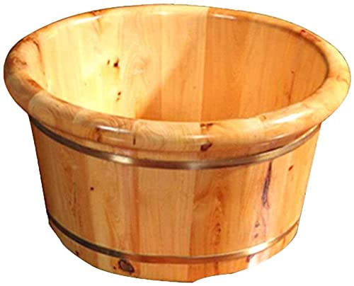Bañera de Madera para Spa de Pies 26 cm Alto Barril Redondo