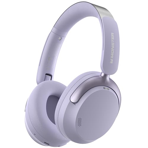 Monster-Persona-3rd-ANC-Active-Noise-Canceling-Headphones-Wireless-Bluetooth-54-Over-Ear-Headphones-with-6-Mics-70H-Playtime-and-3-EQ-Modes-Deep-Bass-Foldable-Comfort-Design-for-Travel-Purple Monster Persona 3rd ANC Active Noise Canceling Headphones, Wireless Bluetooth 5.4 Over-Ear Headphones with 6 Mics, 70H Playtime and 3 EQ Modes, Deep Bass, Foldable Comfort Design for Travel, Purple - Image 1