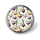 Onion Cute Print Pins for Backpack - Enamel Pins Cute Jacket Coat Hat Bags Badge Pin, Funny Novelty Unique Button Pin Women Men Fashion Jewelry Accessories