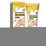 Rápido y eficaz: cremas depilatorias para hombres y mujeres de forma rápida, suave y eficaz. Diseñado para el cabello. Deja que el cabello se caiga sin dolor, inhibe eficazmente el cabello y los folículos pilosos. Después de su uso, la piel es extra suave y delicada.