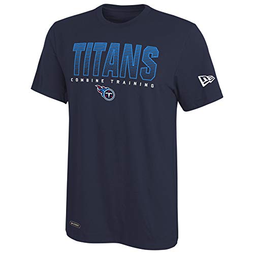New Era NFL Mens Team Pride Dri-Tek Short Sleeve T-Shirt Tennessee Titans Large
