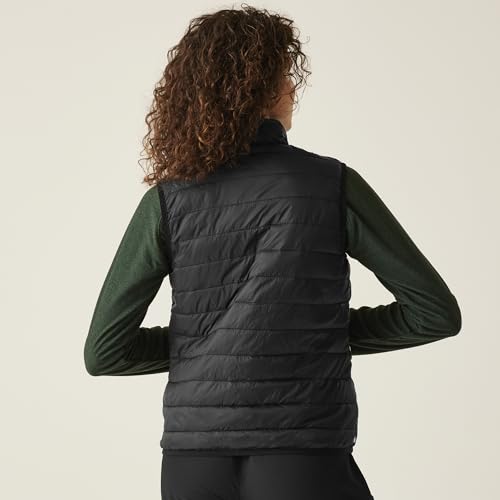 Regatta Damen Outdoorweste Steppweste Weste Hillpack II, Farbe:Schwarz, Artikel:-800 Black, Größe:42