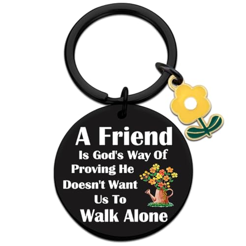 QUIHUD Melhores amigas, presentes de amizade para mulheres, melhores amigas, chaveiro fofo para mulheres, melhores amigas, presentes de Natal para mulheres, presentes de aniversário, Preto, P