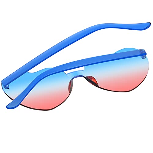 12 Pairs Heart Glasses Colorful Rimless Heart Shaped Sunglasses Love Glasses for Bachelorette Bride Party Favor4