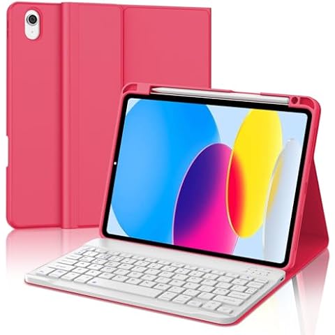 IVEOPPE 10th Gen iPad Case with Keyboard Cover