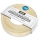 WoodPress® 15 mm Birken-Bügelkante - 7,5 m Rolle - vorgeklebtes Holzfurnierband für einfache DIY-Anwendung - deckt den Rand einer Standard-MDF-Platte ab