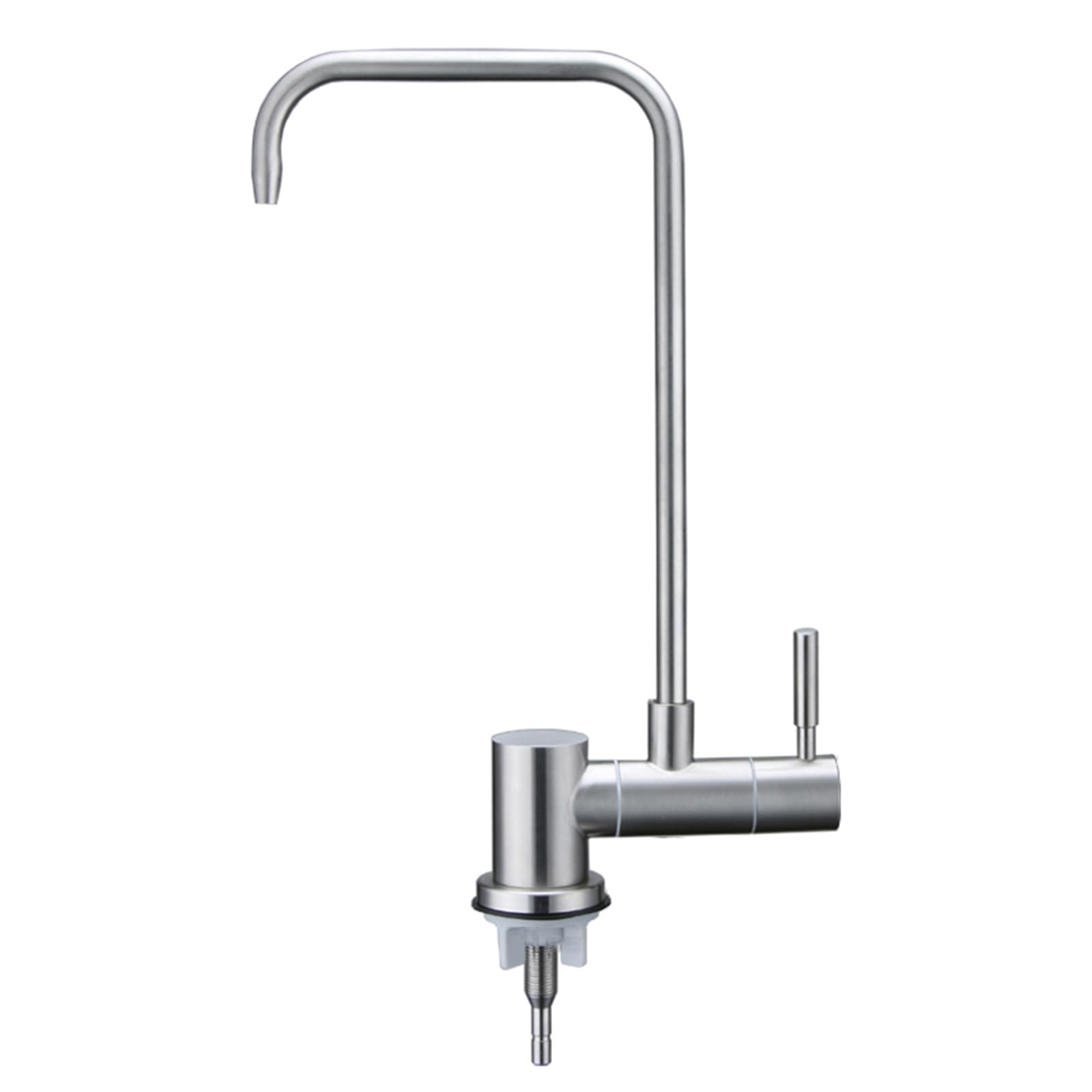 WDSOPK faucet Brushed Single Cold Folding Faucet Drinking Water Filter Tap for Kitchen Sink