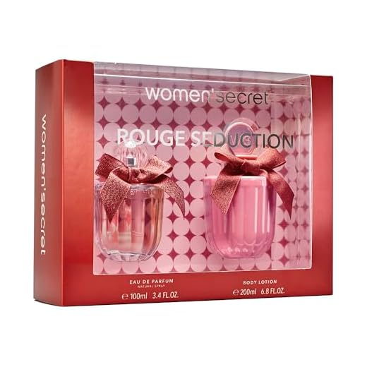 Women'secret Rouge Sedution Estuche Regalo Perfumes de Mujer Pack de 2 Piezas Eau de Parfum 100ml con Vaporizador y Body Lotion 200ml Set Fragancia Chipre y Afrutada Colonia Mujer