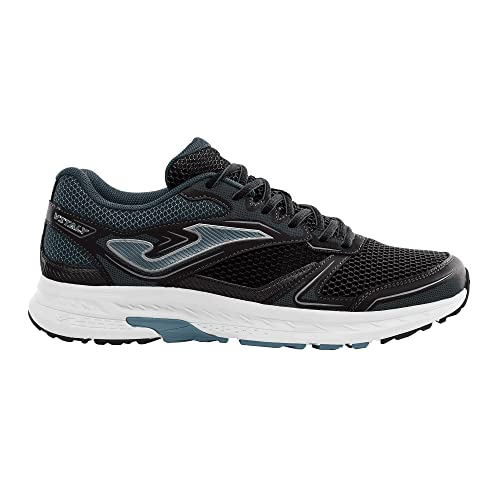 Joma Hombre Zapatillas para Correr, Negro Azul, 40 EU