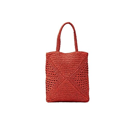 ESPRIT 043ea1o334, Bolsa para Mujer, Naranja Oscuro, Einheitsgröße