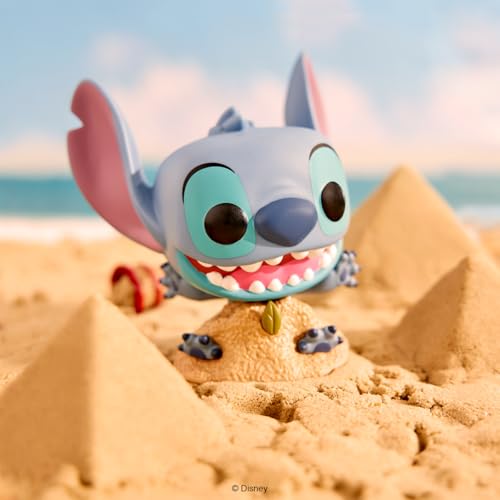 Funko Pop Disney: Lilo and Stitch - Stitch in Sand - コレクション用ビニールフィギュア - ギフトアイデア - 公式商品 - 子供&大人のおもちゃ - 漫画/アニメーションファン - コレクターのためのモデルフィギュア