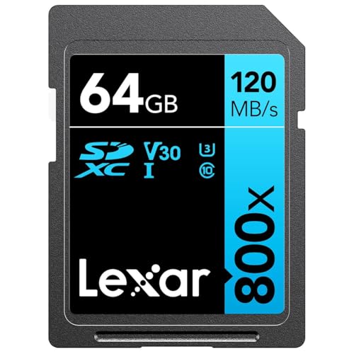 Lexar Blue H-P 800x SDHC/SDXC 64GB C10, U3, V30 (120MB/s Leitura)