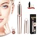 Eyebrow hair Trimmer Epilator for Women, Sikii Eye brow Remover Painless Facial Brows Hair Removal with LED Light for Good Finishing and Well Touch As Seen on TV (Rose Gold)