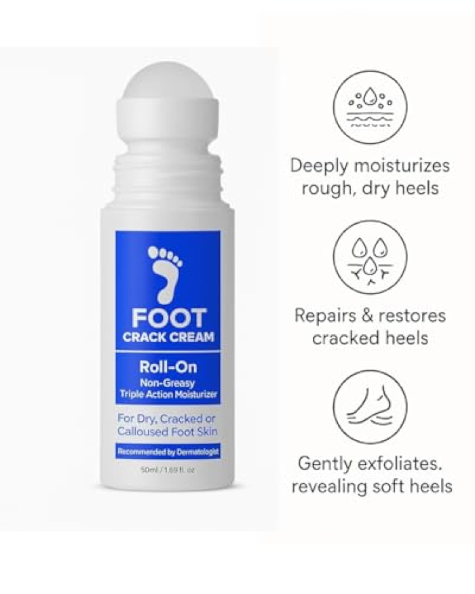 20% Urea Crack Heel Repair Foot Cream Roll On