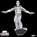Marvel Legends Series Silver Surfer, Silver Surfer #1 (1968) and Fantastic Four Comics-Inspired Collectible 6-Inch Scale Action Figure with Character-Sized Comic Accessory