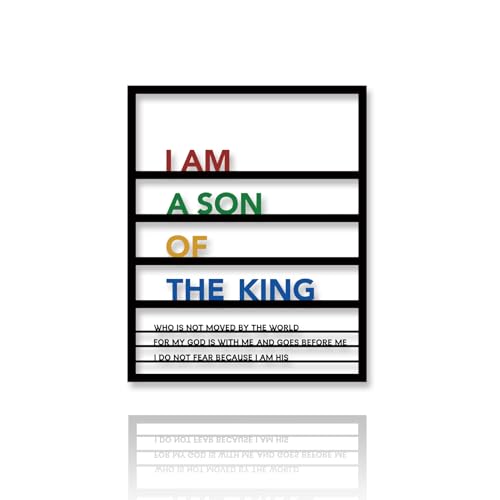 Yuzhuo Metal Teen Boy Room Wall Decor I Am A