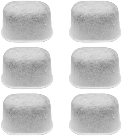 8-12 Cup Reusable Coffee Filter & 6 Charcoal Water Filters - Compatible With Cuisinart Brewers