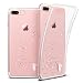 iPhone 7 Plus Case, ESR iPhone 7 Plus Clear Soft TPU Protective Case Back Cover with Cute Cartoon Pattern [Slim Fit] [Ultra Thin] for 5.5 inches iPhone 7 Plus (2016 Release)(Floral Bunny)