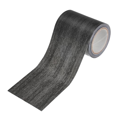 Image of M METERXITY 1-Roll Wood Grain Repair Tape, 2.24in x 15ft Textured Realistic Self-Adhesive Wood Floor Tape Contact Paper for Furniture /Floors /Home [Ebony]