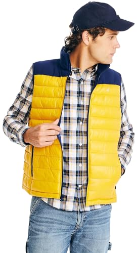 Image of Nautica Men's Lightweight Puffer Vest - Wind & Water-Resistant