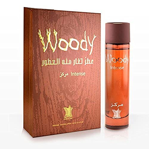 Arabian Oud Woody Intense | Eau de Parfum | Unisex | 100 ml (3.4 fl oz) | Bergamot, Amber, Rose, Sandalwood, Musk | Oriental, Woody
