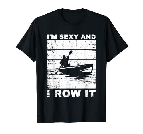 Divertido Kayak Arte Para Hombres Mujeres Kayak Pesca Amante Kayak Kayak Camiseta