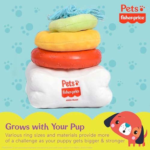 Jouet d'éveil Fisher-Price pour chiens et chiots Attack-A-Stack - 6