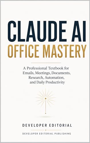 Claude AI Office Mastery: A Professional Textbook for Emails, Meetings, Documents, Research, Automation, and Daily Productivity