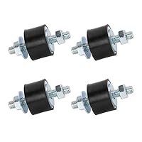 Cherbowing Gummipuffer Klimaanlage M8 Klimaanlagen Schwingungsdämpfer, Antivibrationsfüße Stoßdämpfer für Wärmepumpe Luftkompressoren Dieselmotoren Benzinmotoren Wasserpumpen (40 x 30 mm)