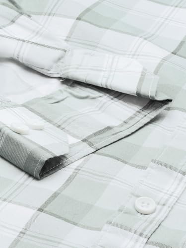 Image of Majestic Man Comfort Slim Fit Pure Cotton Checked Casual Shirt