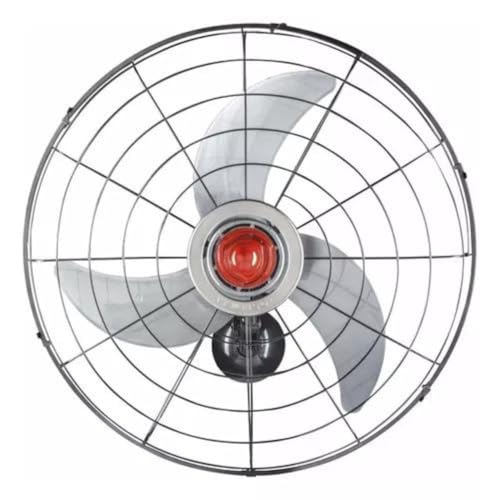 VENTILADOR PAREDE 70CM POWER GRADE PRETA/PRATA OSCILANTE 3 PAS BIVOLT
