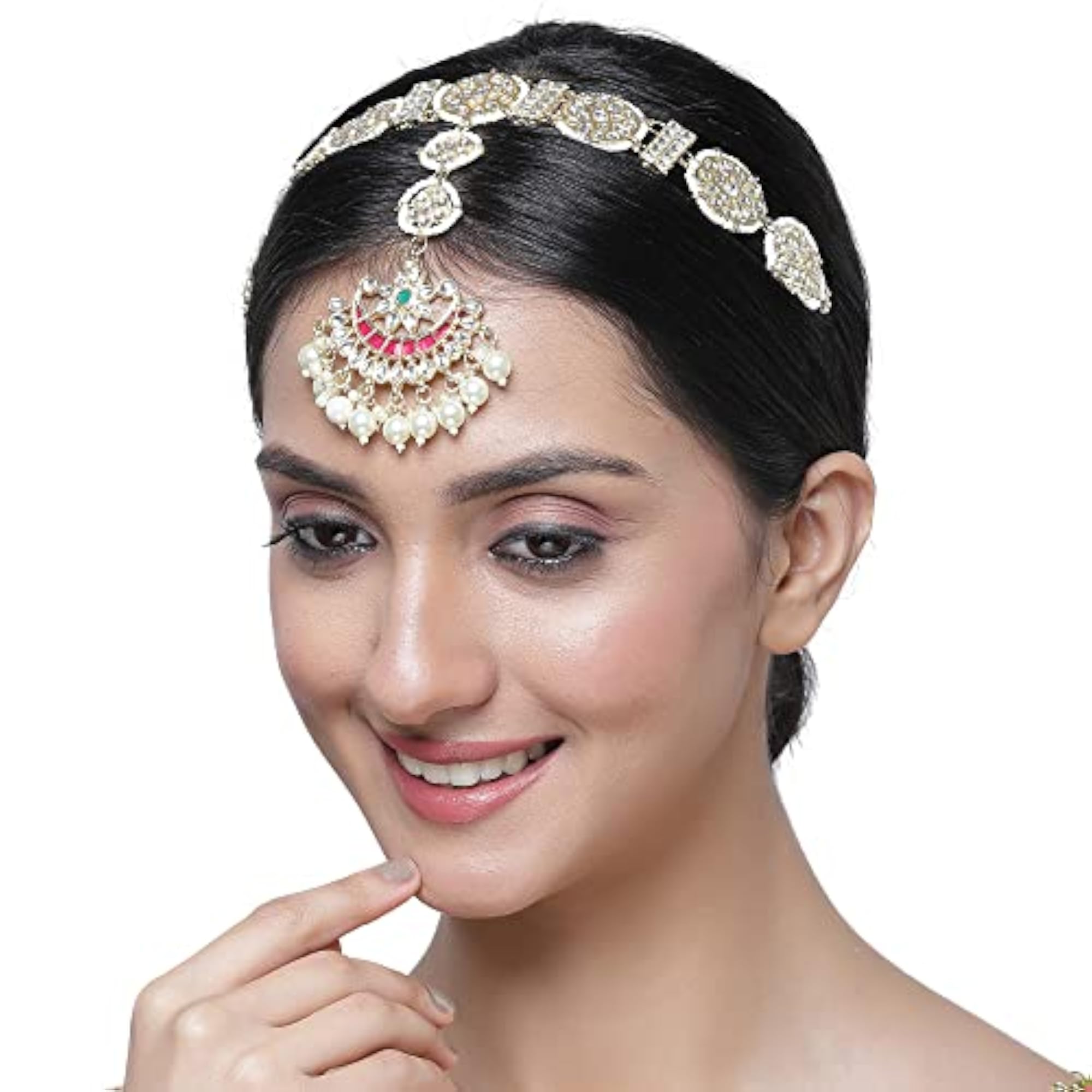 Gold-Plated Vilandi Borla Sheeshphool